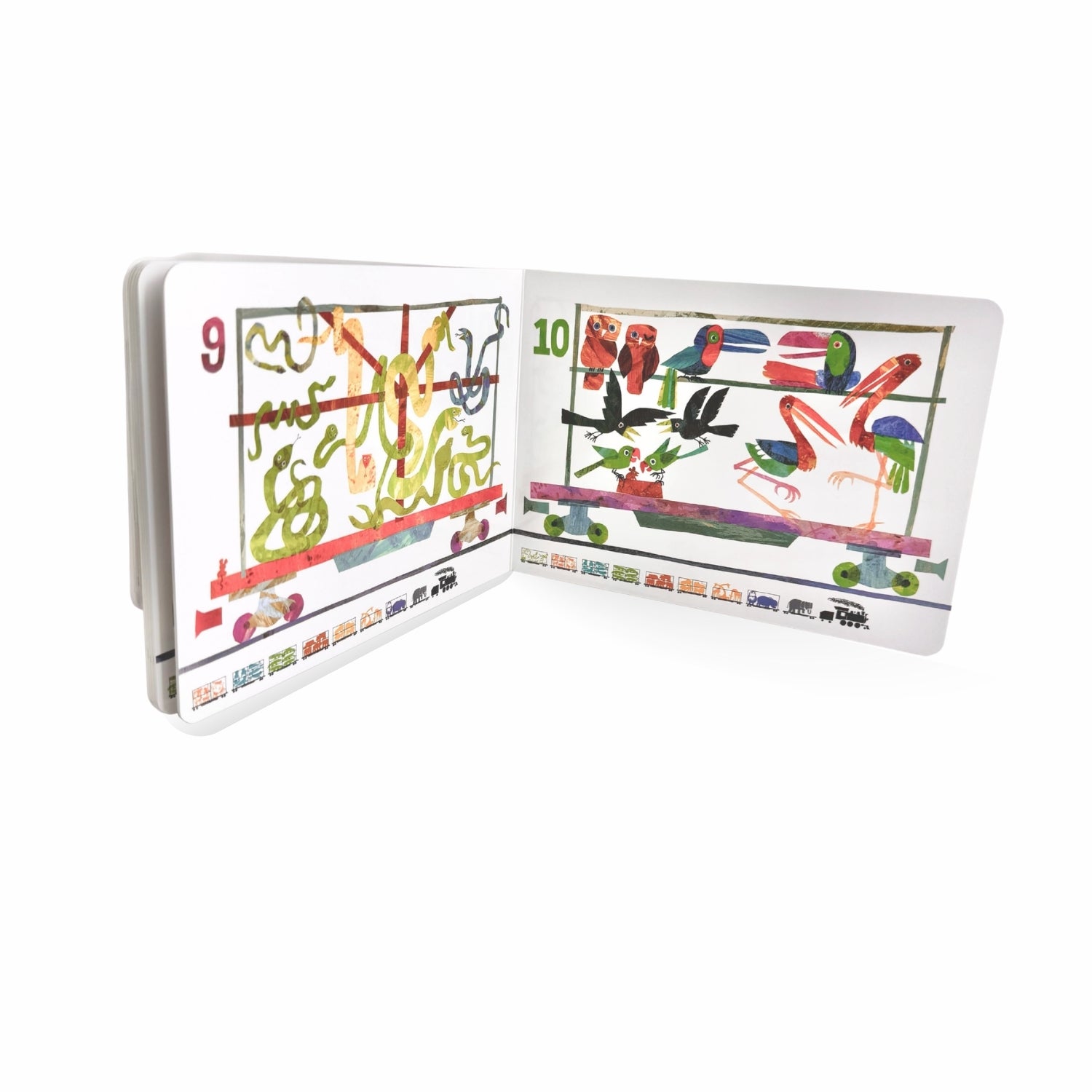 1, 2, 3, to the Zoo Board Book | Eric Carle | Foxblossom
