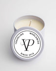 Traveling Worldwide Since 2016 branded candle tin — foxblossom