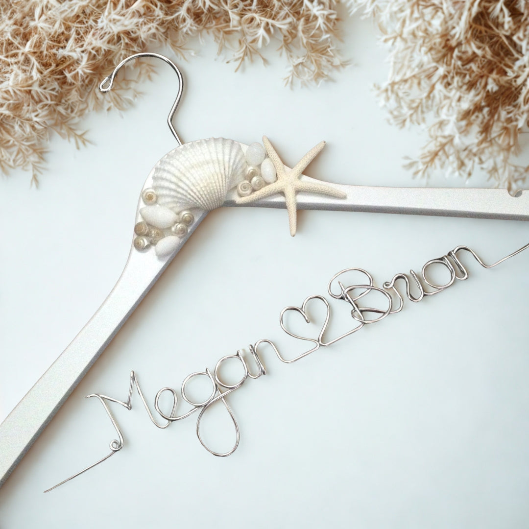 Beach Wedding Dress Hanger Gift | Foxblossom Foxblossom Co. Beach Wedding Dress Hanger Gift | Foxblossom Foxblossom Co.