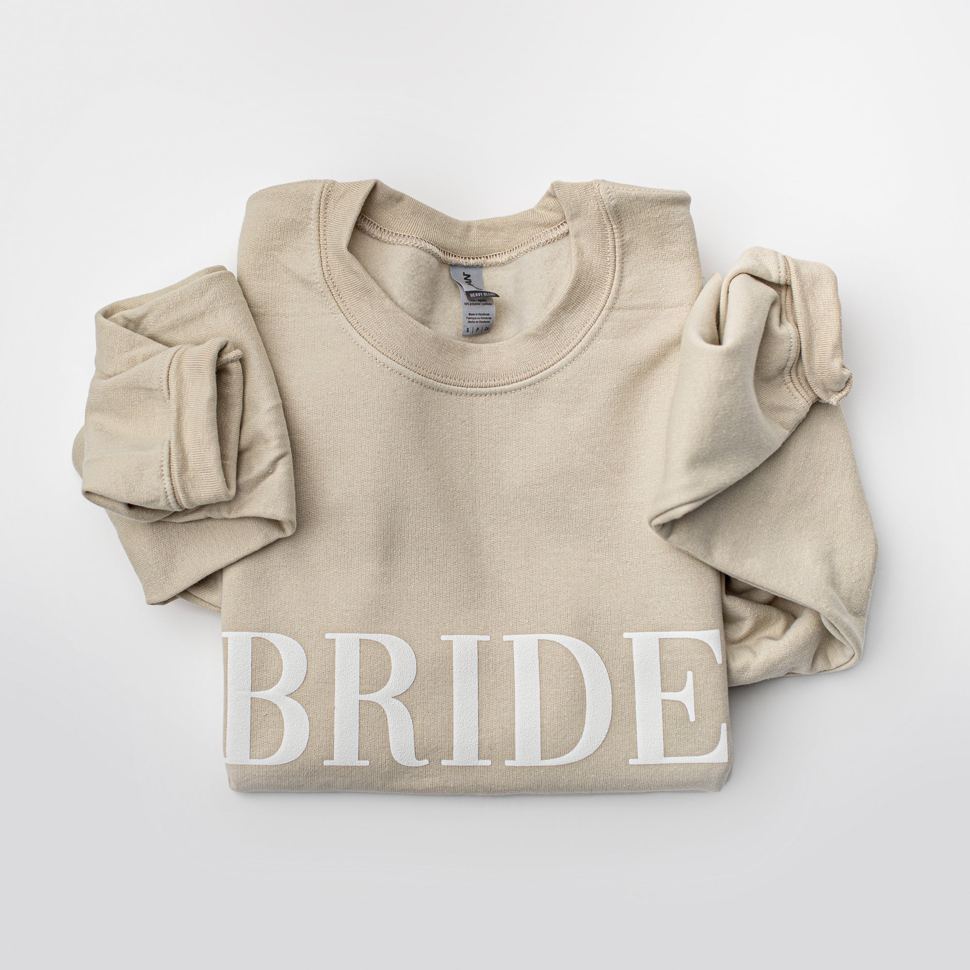 Bride Puff Letter Sweatshirt