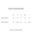 Youth sweatshirt size guide featured.
