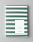 Dark Green stripes Pocket notebook Notebook