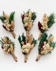 Dried floral bundle 6 of the same one on a white background.