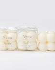 personalized mini bubble candle in clear gift box — foxblossom