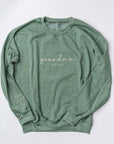 Custom Grandma Embroidered Sweatshirt