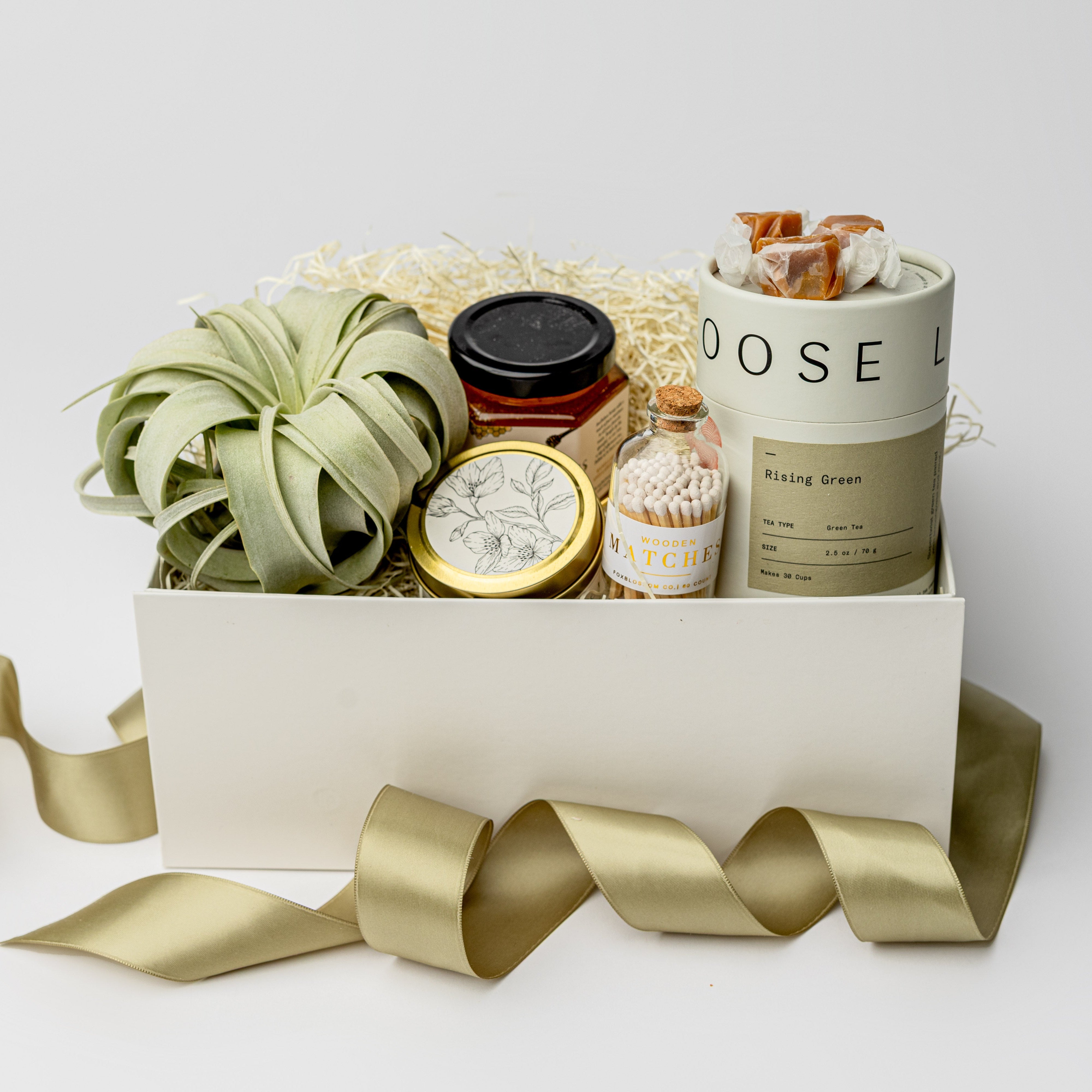 Green & Gold | Custom Curated Gift Boxes – Foxblossom Co.