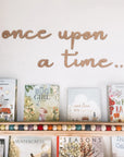 Once Upon a Time Wooden Wall Cut Out