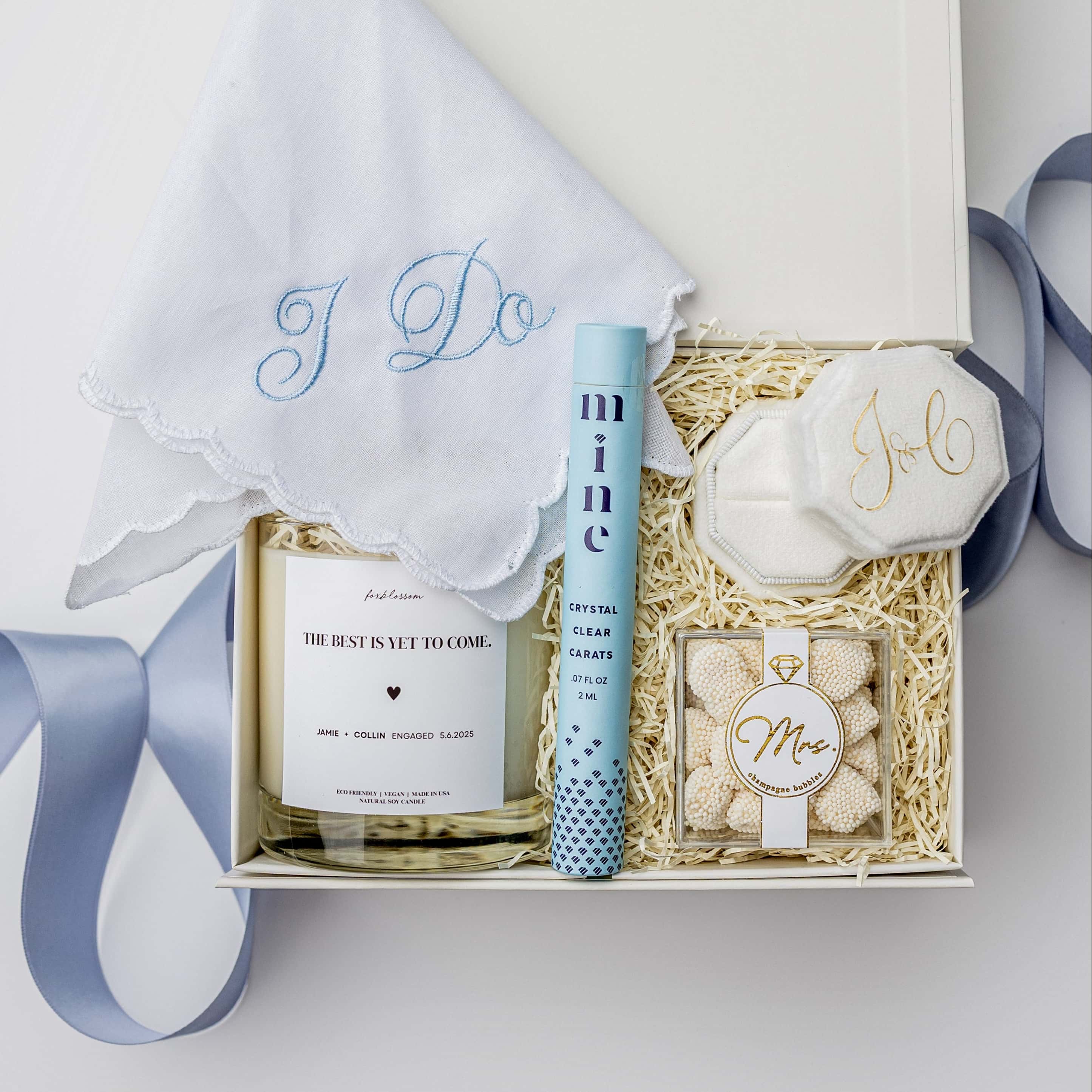Something Blue Engagement Gift Box – Foxblossom Co.
