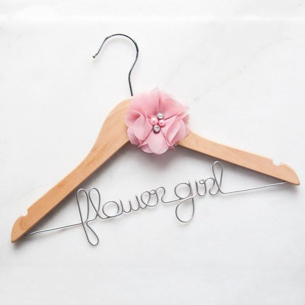 Personalized Flower Girl Wedding Hanger