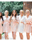 monogrammed satin bridesmaid robes, wedding robes, bridal robes, bridesmaid gifts