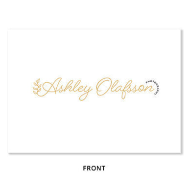 Ashley Olafsson Branded Cards and Box Sleeve