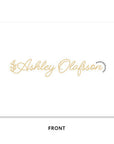 Ashley Olafsson Branded Cards and Box Sleeve