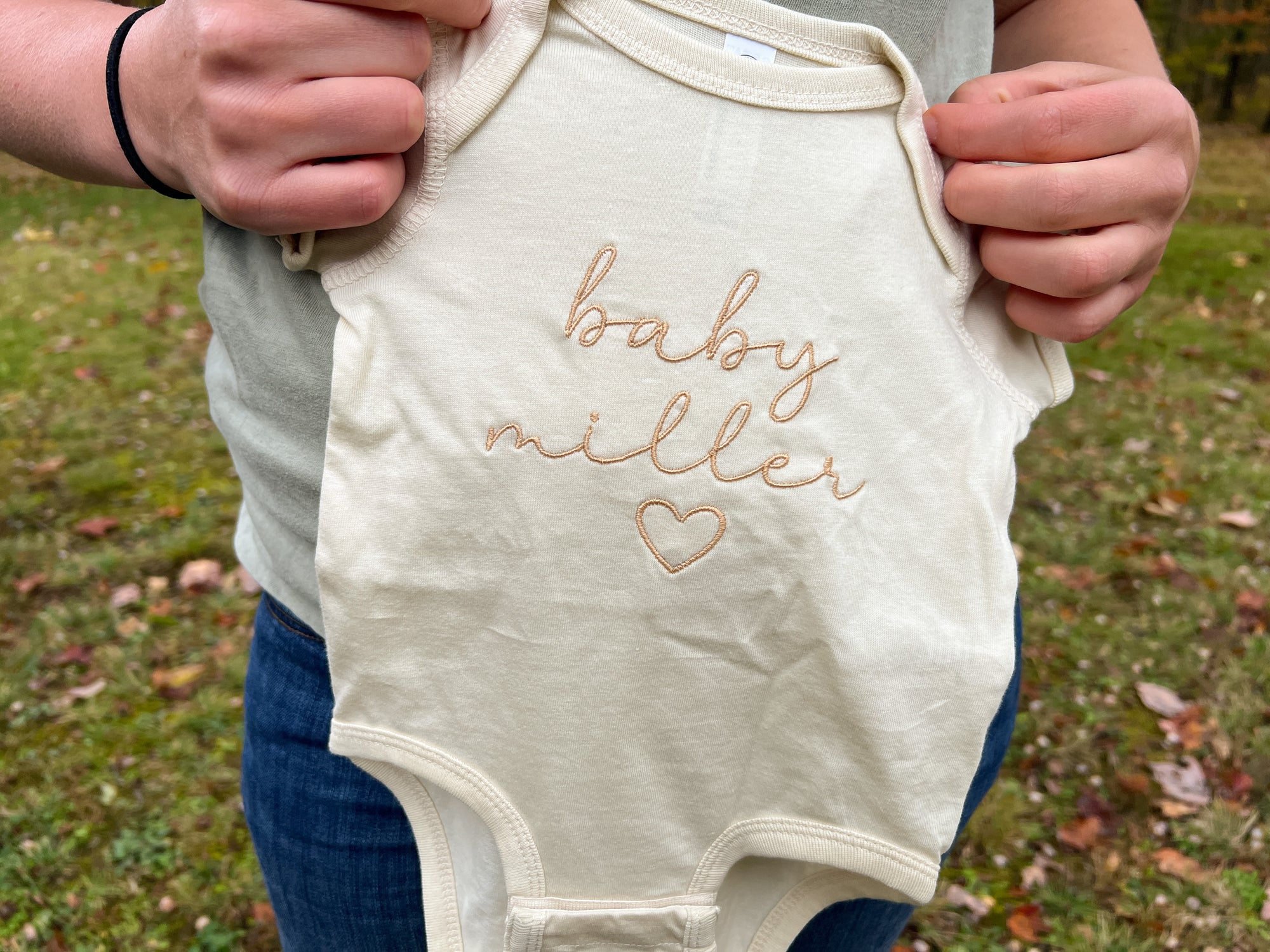 Personalized Embroidered Onesie