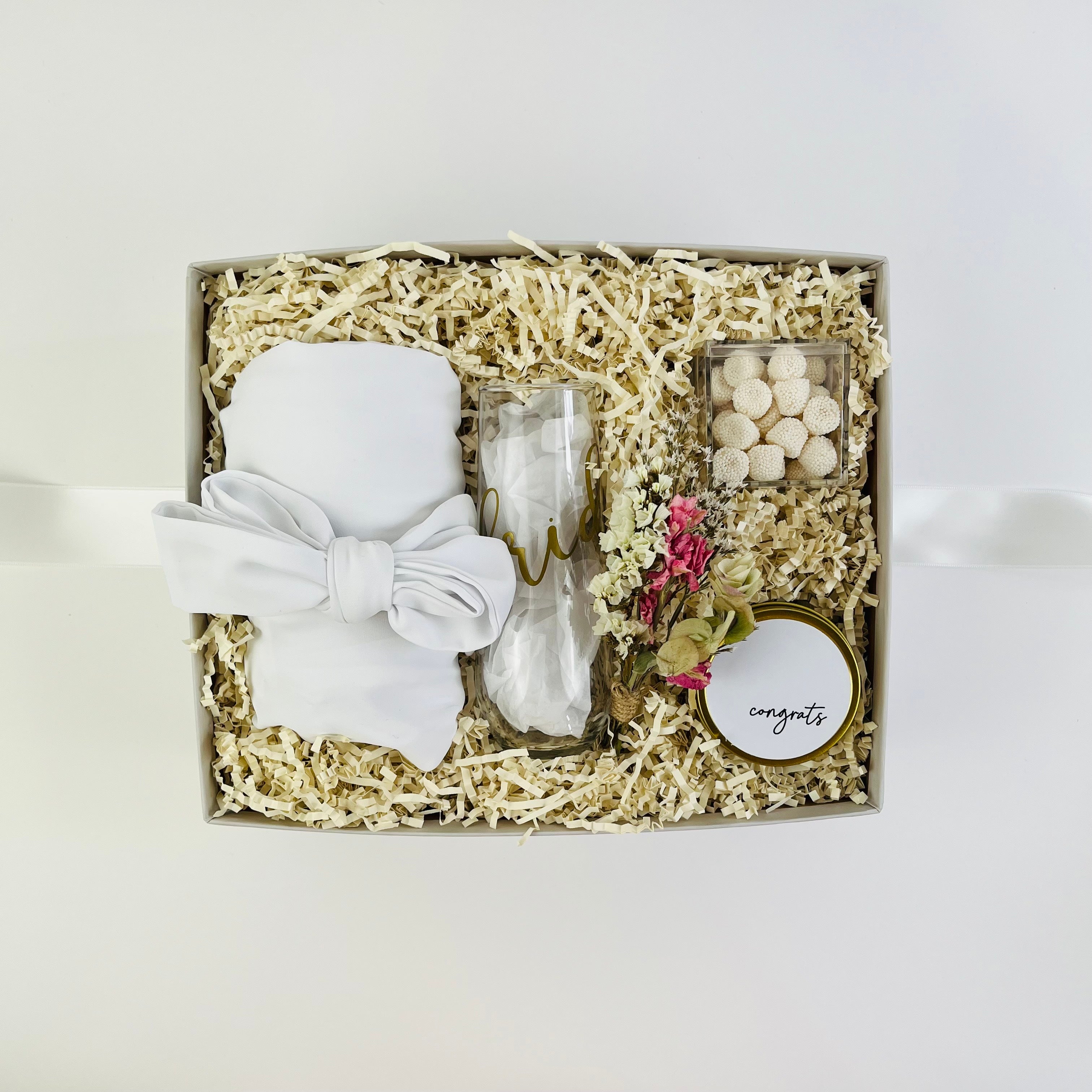 Bridal Blossom Custom Wedding Gift Wrap