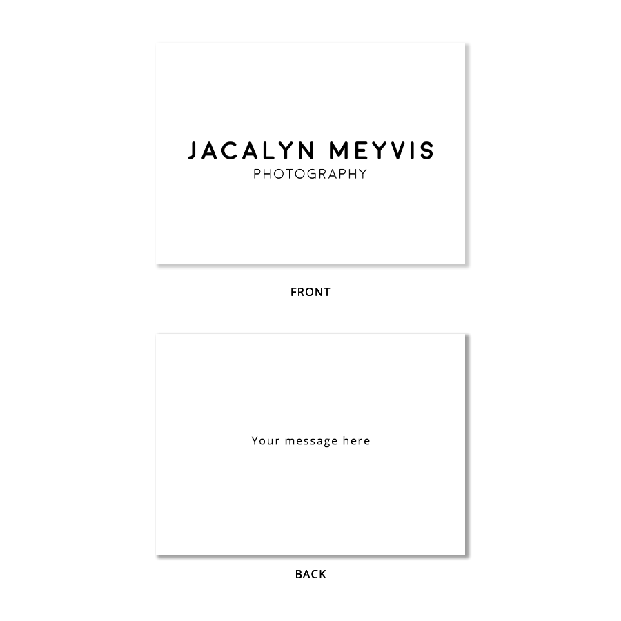 Jacalyn Meyvis Photography Box Sleeve and Cards