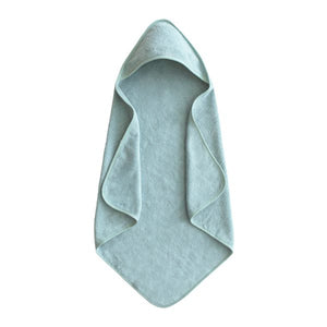 Organic Cotton Baby Hooded Towel | Sea Mist