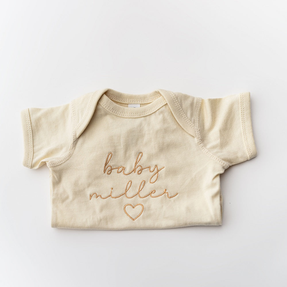 Personalized Embroidered Onesie