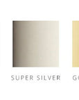 Cake topper color options chart. 