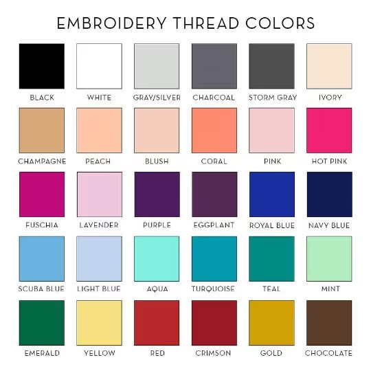 Custom embroided bride sweatshirt thread color options sweatshirt. 