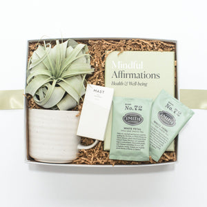 Mindfulness Gifts, Mindful Meditation Gift Box, Curated Wellness Gift Boxes, Best Employee Relaxation Gifts, Client Gifting, Gifts for College Students, Relaxing Tea Gift Basket, Sympathy Gifts, Thinking of You Gift