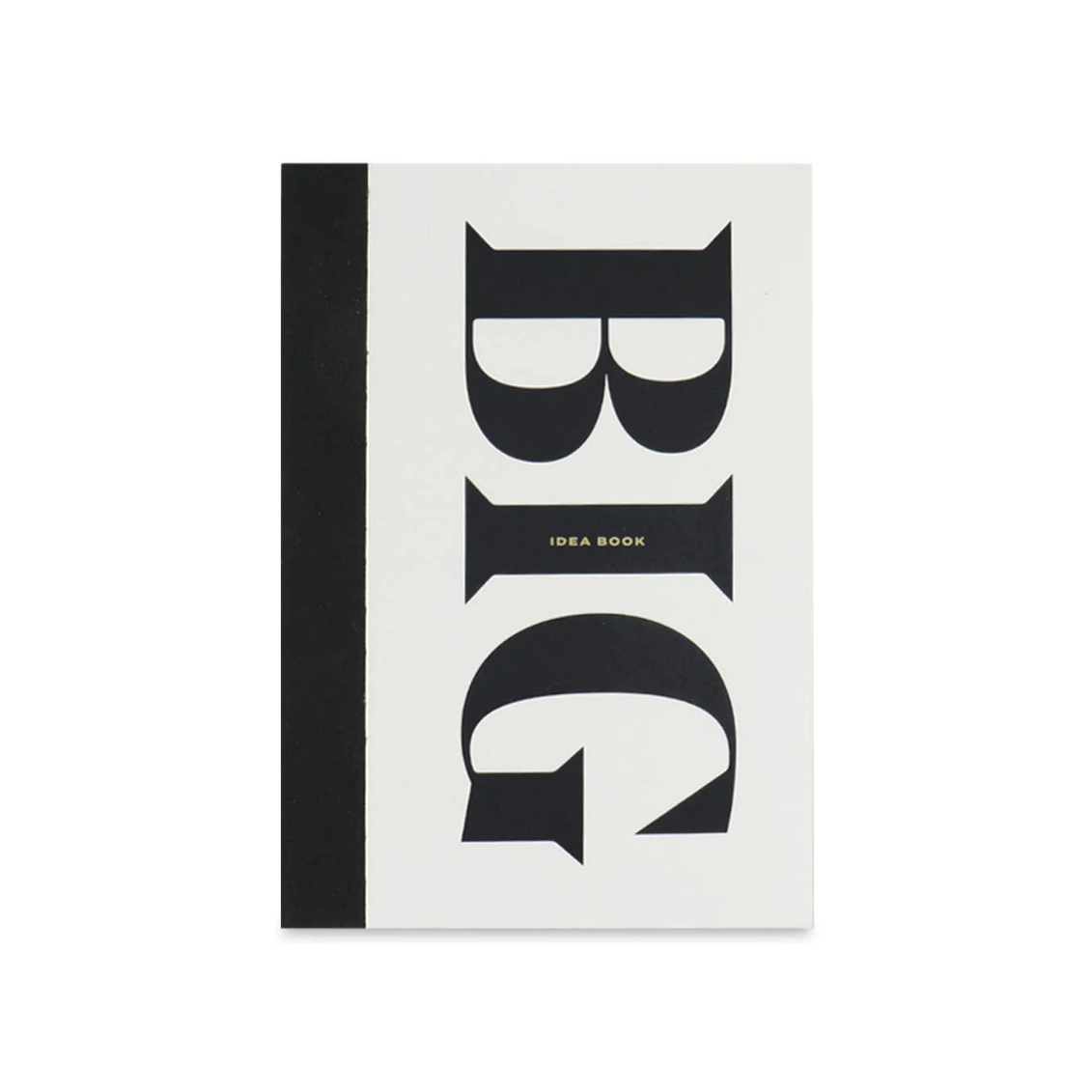 Big Idea Sketchbook, oversized cream blank-page notebook with linen cover.