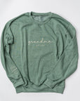 Custom Grandma Embroidered Sweatshirt