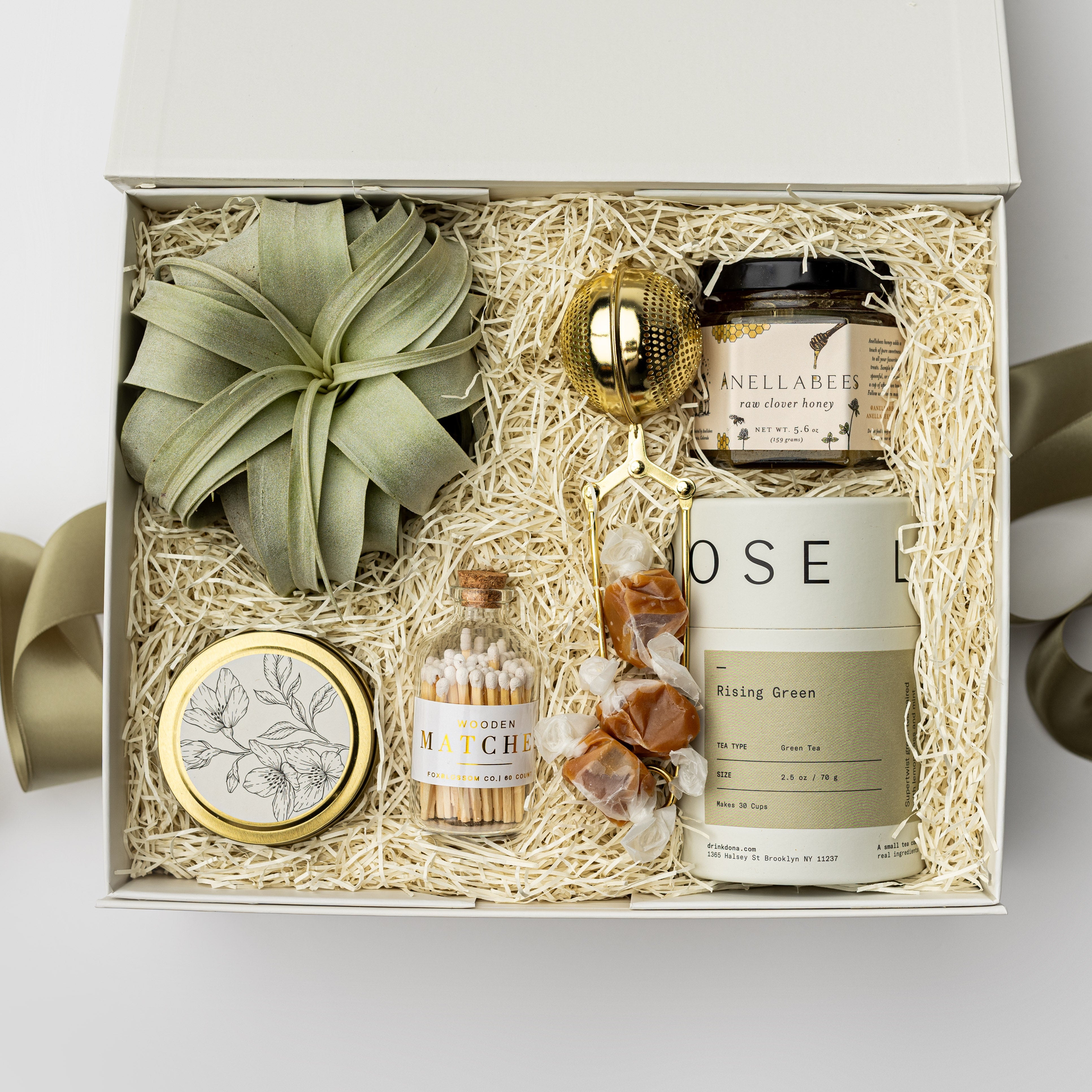 Green & Gold | Custom Curated Gift Boxes – Foxblossom Co.