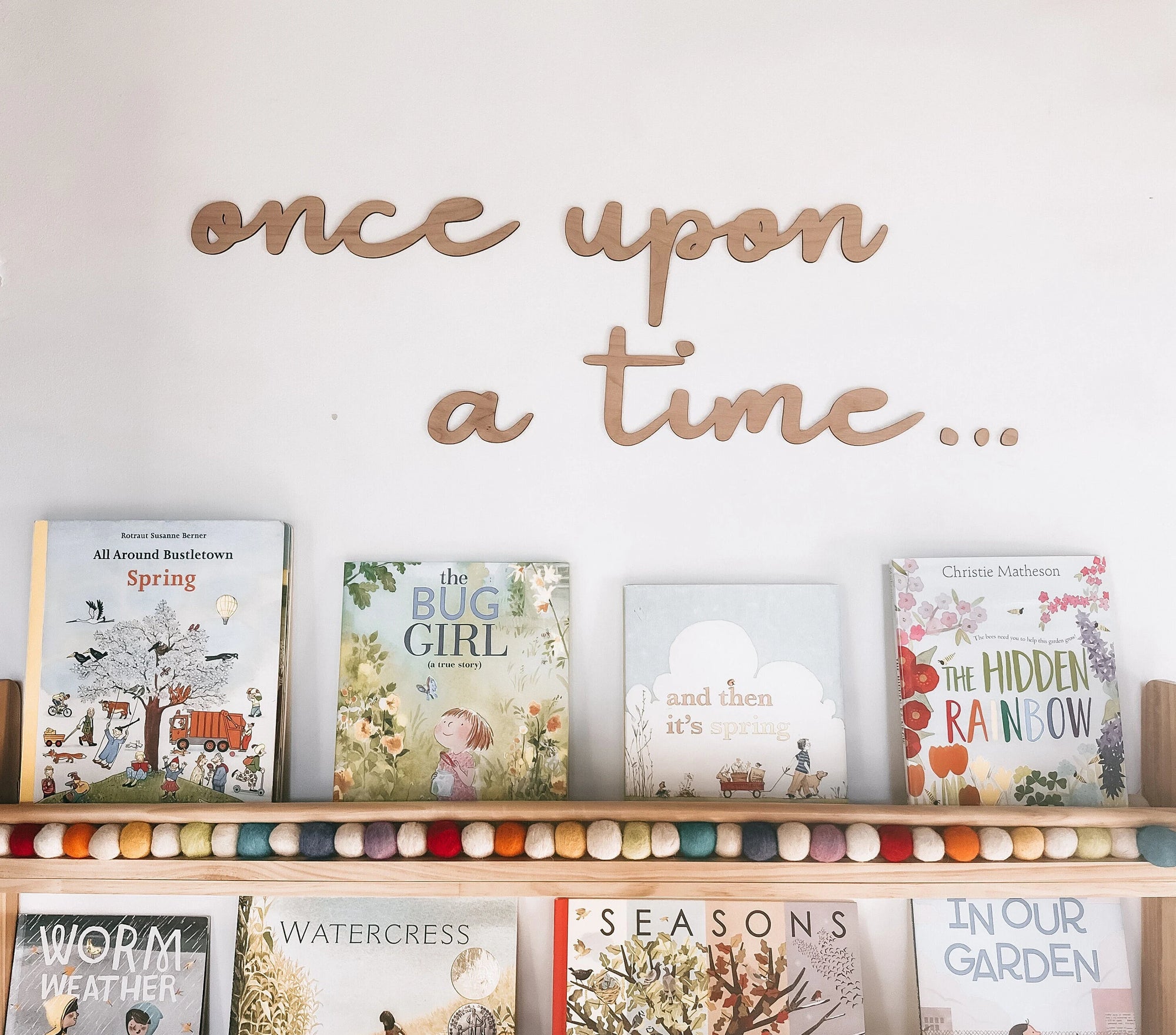 Once Upon a Time Wooden Wall Cut Out