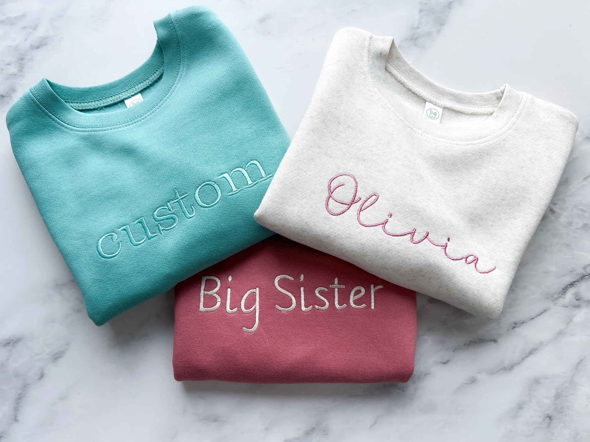 Youth Embroidered Custom Sweatshirt