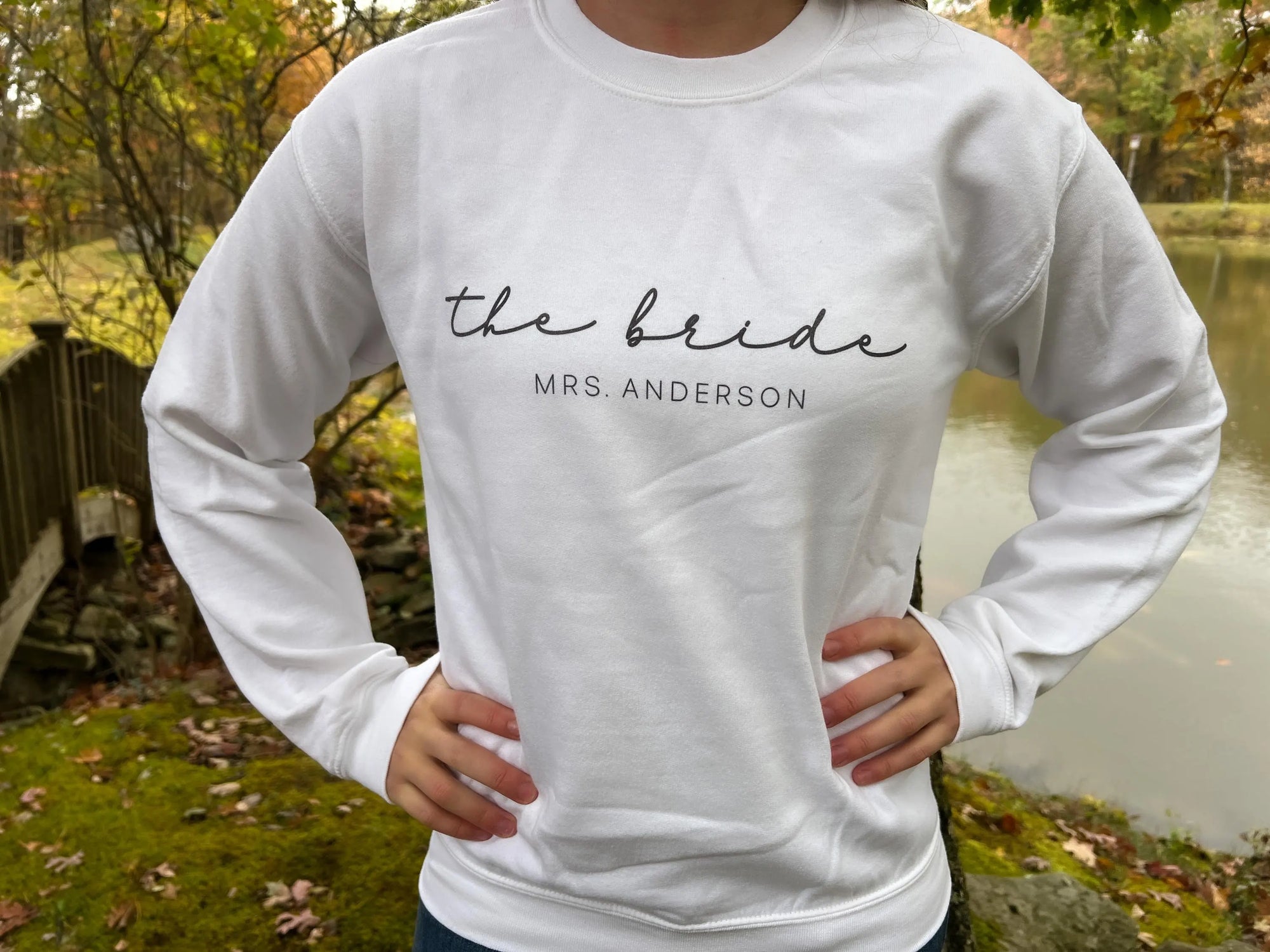 The Bride Custom Name Sweatshirt