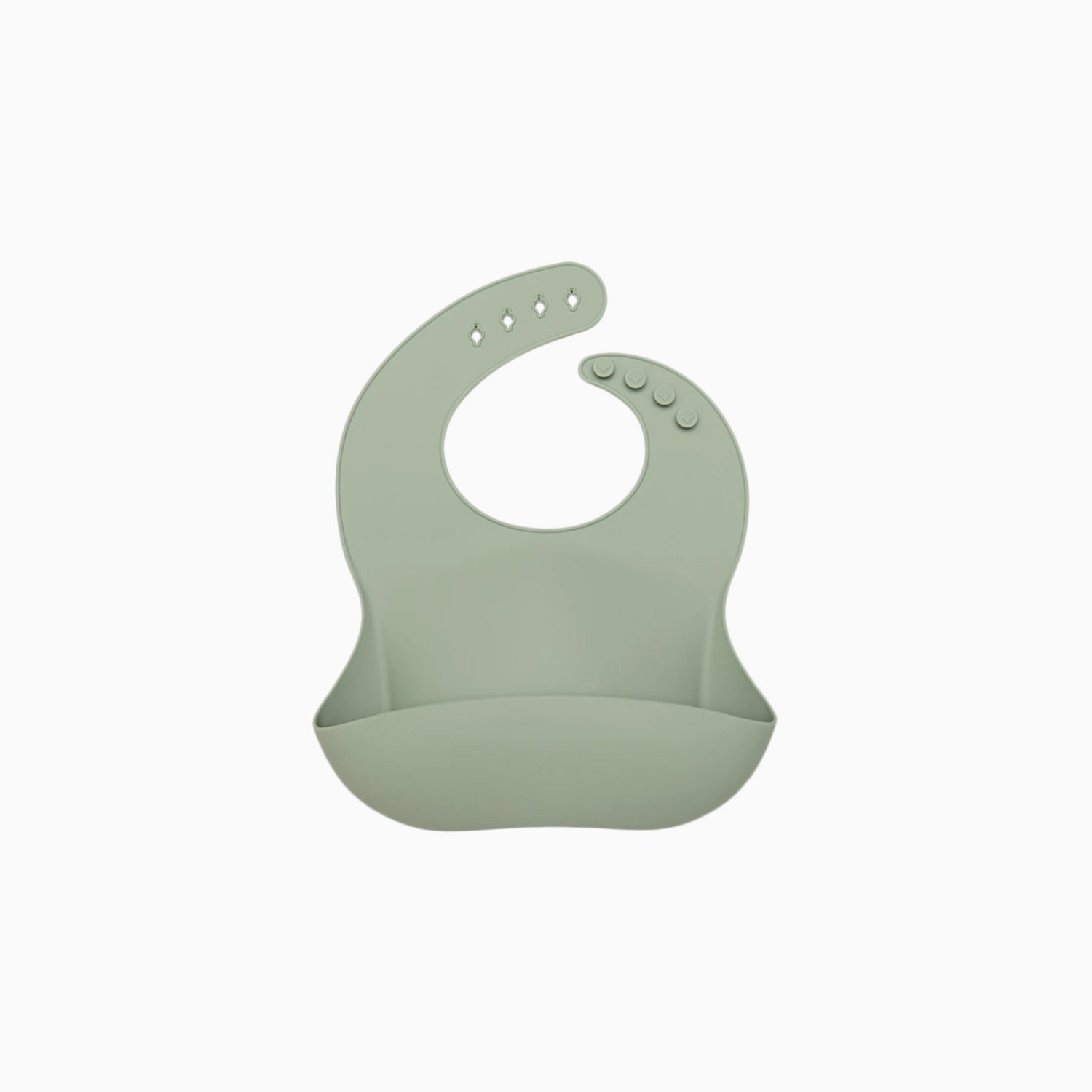 Le petite bebe silicone bib on a white background.