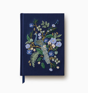 Peacock Embroidered Journal