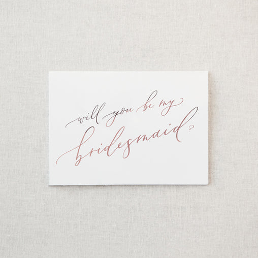 Will you be my maid of honor greeting cards is featured. 