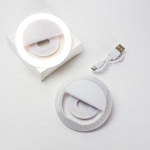 Portable LED Clip Ring Light