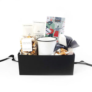 Holiday Curated Gift Boxes, Gifts for Couples, S'mores Gift Box, Blanket Gift Sets, Smores and Cocoa Gift Basket, Corporate Gifting, Client Gifting