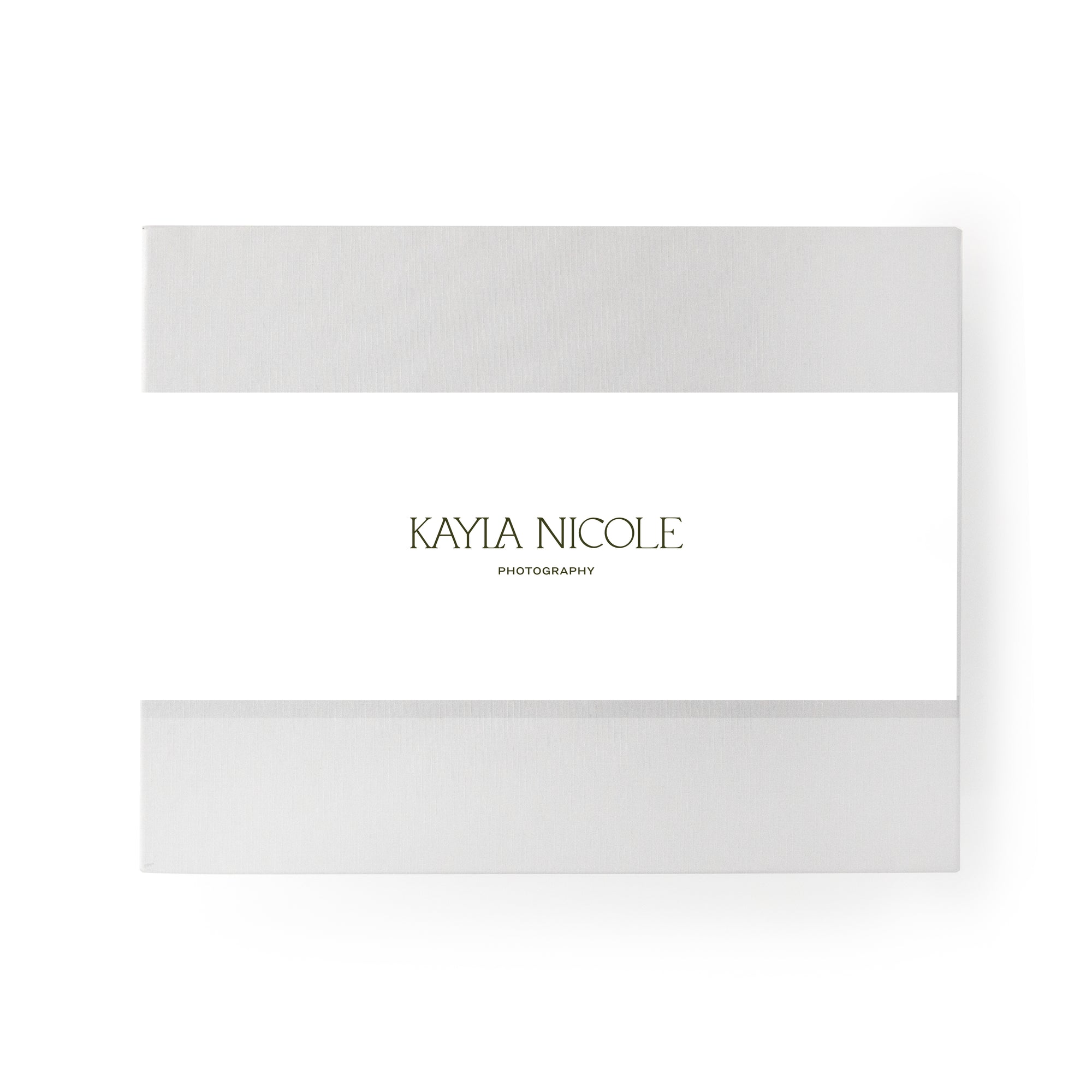 Kayla Nicole Custom Logo Box Band and GRATITUDE Insert Card