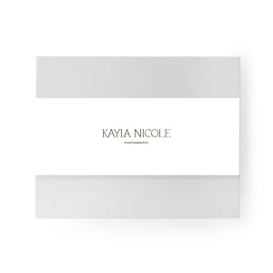 Kayla Nicole Custom Logo Box Band and GRATITUDE Insert Card