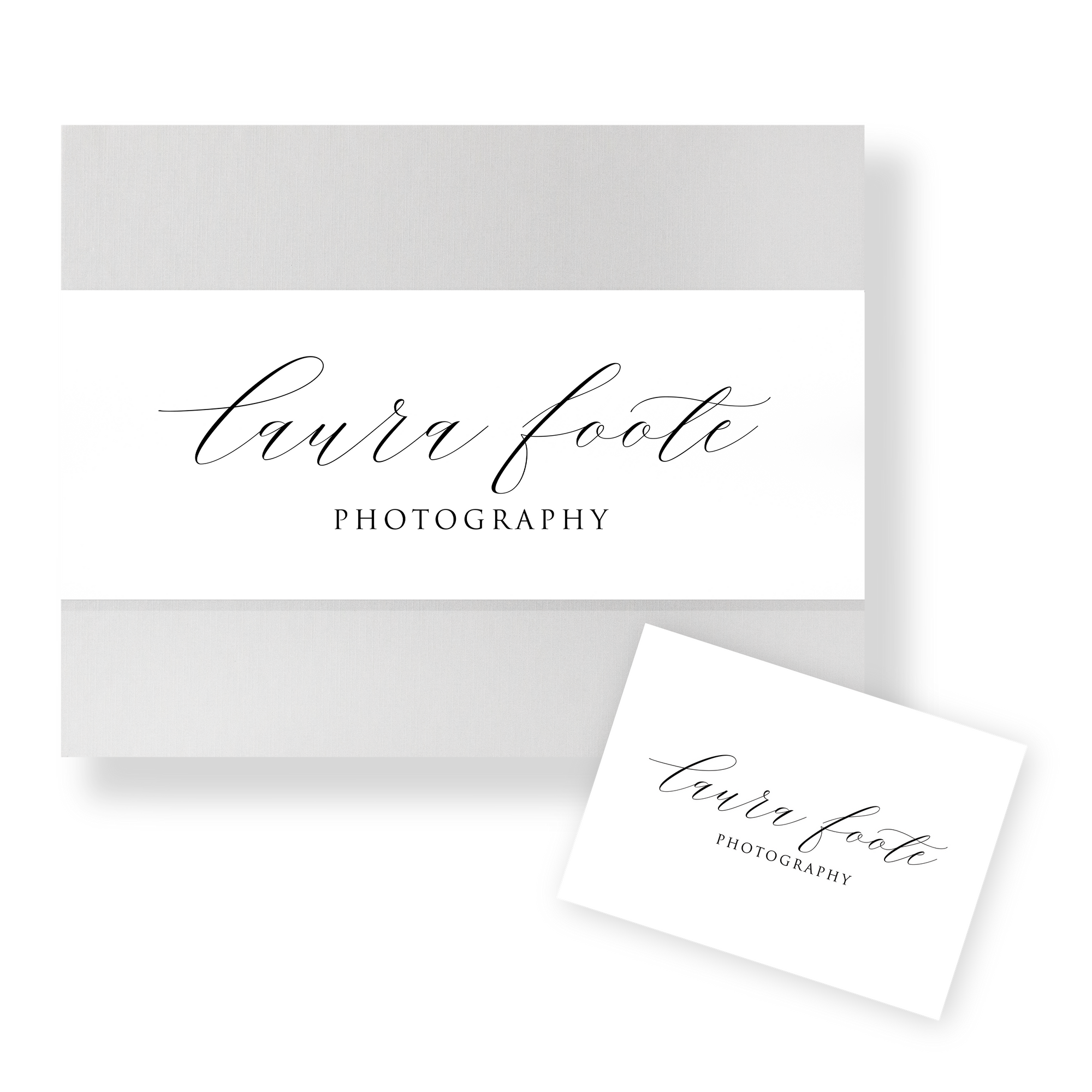 Laura Foote - Logo Box Band and Logo Card