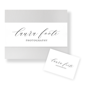 Laura Foote - Logo Box Band and Logo Card