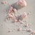 White and pink colored cylinder container, black text, inside bath truffle a cream frozen yogurt like texture.