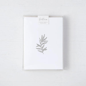 Letterpress Botanical Greeting Card & Envelope
