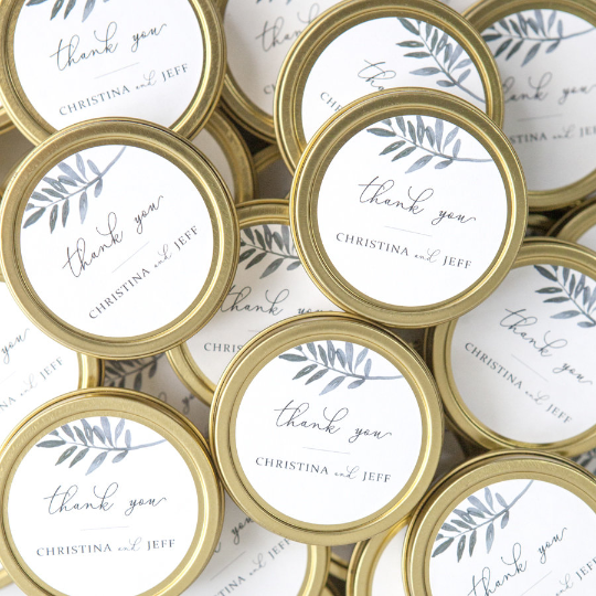 200 Mini Tin Candle Wholesale Only, Custom Labels, Company Logo