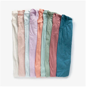 Various colored t-shirts