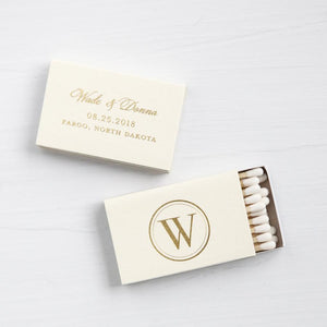 Modern Monogram Custom Matches