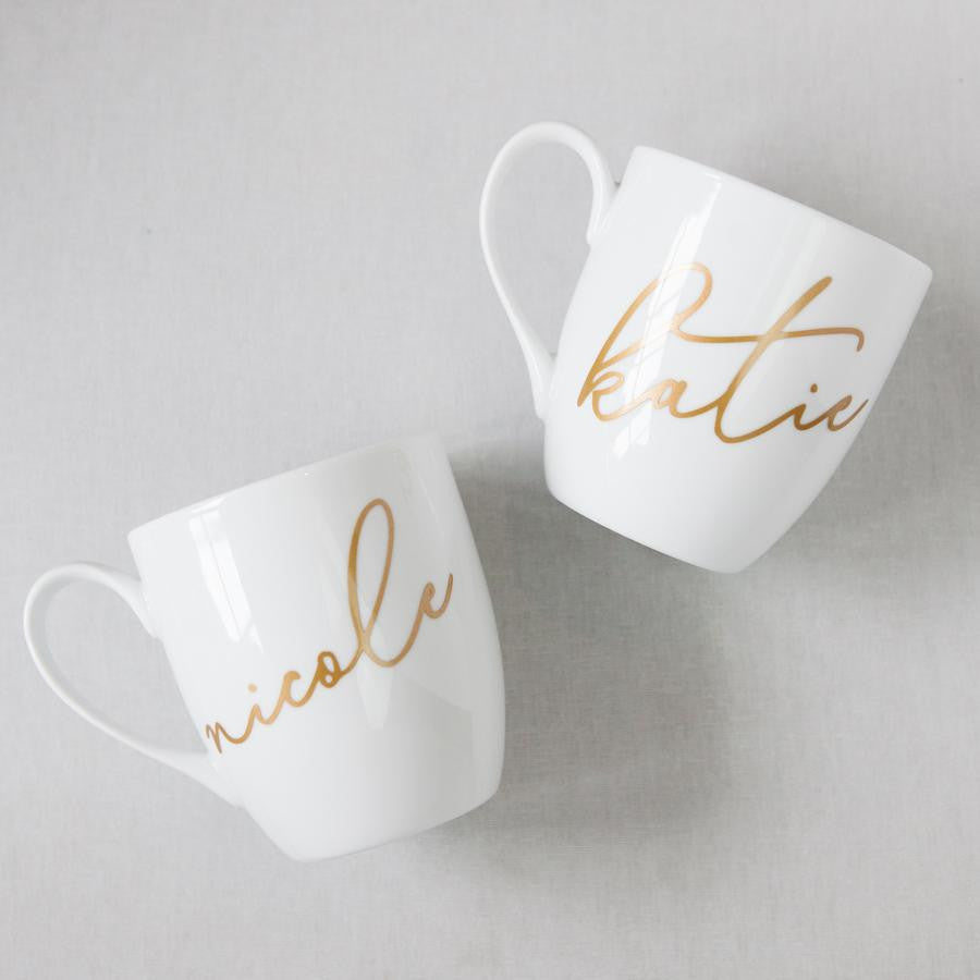 Personalized Script Mug