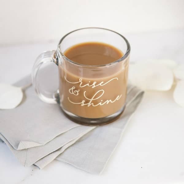 Rise & Shine Glass Mug