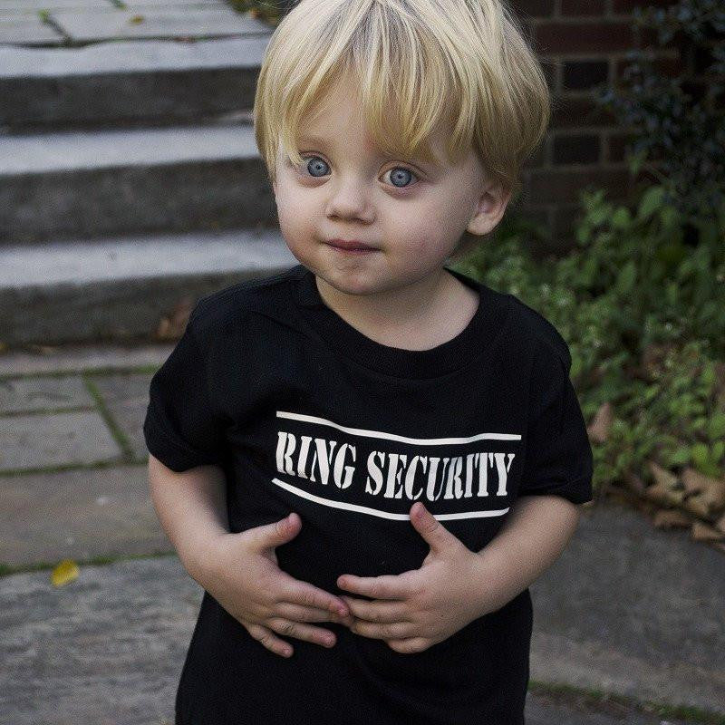Ring Bearer Tee Shirt, Ring Security, wedding party gifts, groomsmen gifts