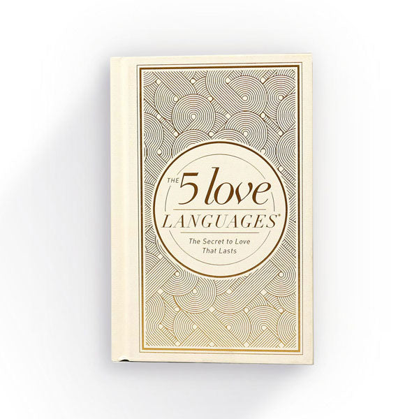 Image of the book cover of the 5 love languages. 
