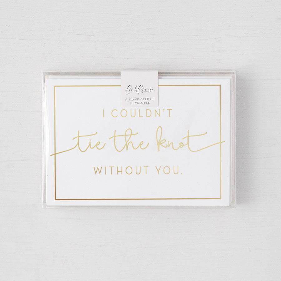 Tie the Knot Greeting Card & Envelope