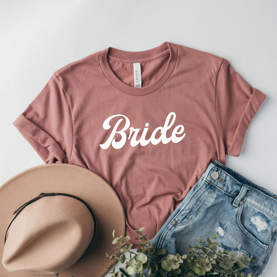 Custom Retro Bride Tee